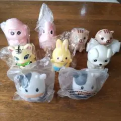 北星信用金庫　動物 貯金箱 9体セット