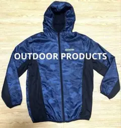 ★美品★OUTDOOR PRODUCTS迷彩柄ジャケットサッカージャンパー160