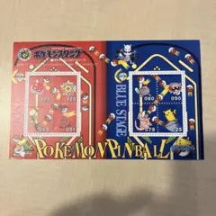 【希少】【非売品】ポケモンスタンプ　 ポケモンピンボールシート