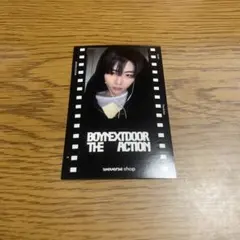 BOYNEXTDOOR the action grobal特典ステッカー テサン