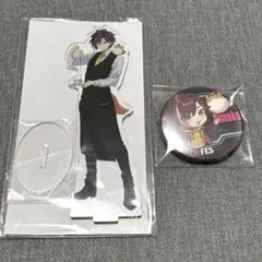 Crazy Raccoon　きなこ　缶バッジ　アクリルスタンド　CRフェス CR