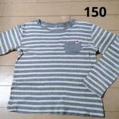 カットソー ロングＴシャツ 長袖 150 女児