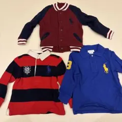 ラルフローレン　キッズ　ポロシャツ　パーカー　3点セット