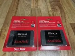 SanDisk PLUS 1TB 2個セット SDSSDA-1T00-G26新品