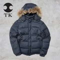 ファー付きダウンジャケット　Y2K グランジ　お兄系　00s 平成ギャル男