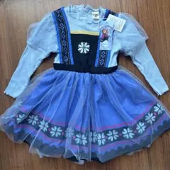 アナと雪の女王 長袖ワンピース 90cm