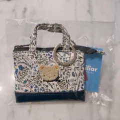 ★familiar ファミリア ミニバッグチャーム ブルー ファミちゃん★新品