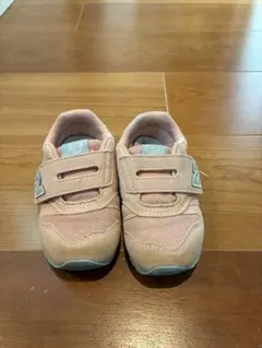 New Balance ベルト付きスニーカー 14cm ピンク