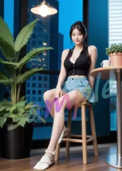 NP036【1点物】A4ポスター AI 写真 リアル 美女 グラビア 彼女