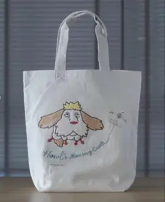 完売品】ハウルの動く城 縦型刺繍帆布トートバッグ 飛んじゃうヒン