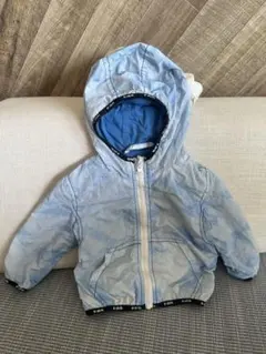 DIESEL フード付きジャケット ブルー