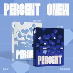 値下げ⭕️ONEW PERCENT 99% Ver. & 1% Ver.