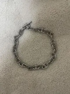 シルバーリンクチェーンネックレス