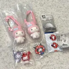 サンリオカラフルカラビナマスコットチャームなかよしドロップチャーム　ガチャ