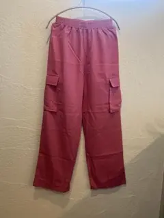 ピンク ワークパンツ
