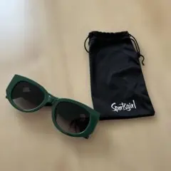 Sportsgirl グリーン サングラス 収納袋付き