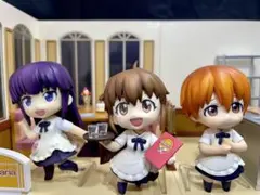 WORKING‼︎ ねんどろいど　ぽぷら・まひる・葵・A客室セット・B厨房セット