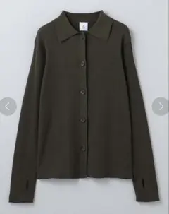 6(ROKU) リブシャツカーディガン / カーディガン