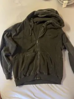 XLARGE グレー ジップアップパーカー XL