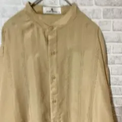 ARAMES AUDIMA ベージュ L 七分袖シャツ