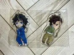 鬼滅の刃 ufotable キメツ学園 アクリルチャーム　炭治郎　義勇