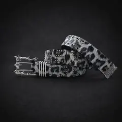 B0RN1NH3LL Leopard Studded Logo Belt - メルカリ
