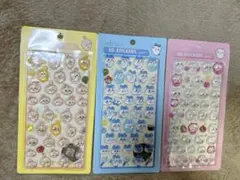 ちいかわ　ボンボンドロップシール 3枚セット