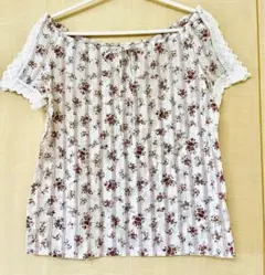 【セール】PAUL&JOE ブラウス　半袖　花柄　大人可愛い