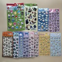 サンリオ　ペタペタシール　ぷくっとシール　12点セット