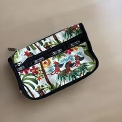 LeSportsac ハワイアンプリント ナイロンポーチ