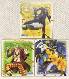 サンジ バルトロメオ サボ 色紙ART ワンピース ONE PIECE