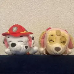 パウパトロール　スカイ、マーシャル　マスコット2体