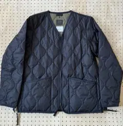 TAION ミリタリー Vネックジップ ダウンジャケット