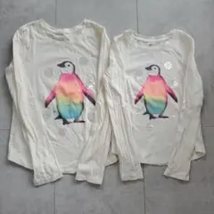 GAP KIDS ペンギン柄 長袖カットソー 2枚セット