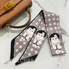 【SALE】リボンスカーフ　バッグスカーフ　バッグチャーム1080＃