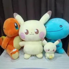 ポケモン】めちゃもふぐっとぬいぐるみ イーブイ / ミュウ 2点セット