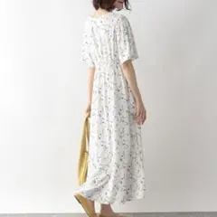 新品　グローバルワーク　サラリラスタイルアップ半袖ワンピース