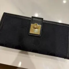 Salvatore Ferragamo ガンチーニ 長財布 ブラックのサムネイル