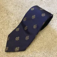 BREUER シップス別注 ネクタイ ネイビー クレスト