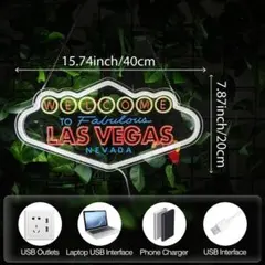 【ネオン祭り】注目❕最安値です、ラスベガス LEDネオンサイン