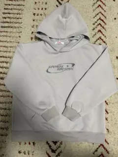 ピンクラテ 140 パーカー グレー