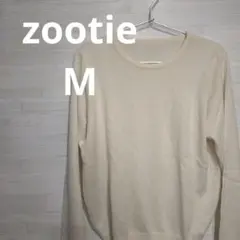 zootie ズーティー トップス セーター 薄め Mサイズ アイボリー 長袖