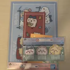 ちいかわ A4クリアファイル メモ帳セット