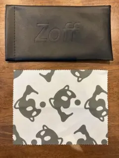 Zoff メガネケースとメガネ拭きセット