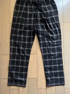 BEAMS HEART チェック柄イージーパンツ