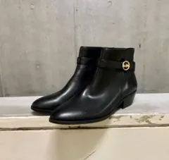vintage COACH レザーヒールブーツ メンズ 黒 27cmのサムネイル