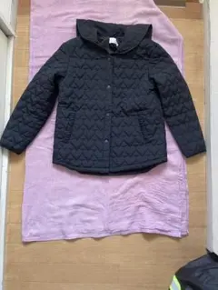 H&M 黒 キルティングジャケット US 8/10