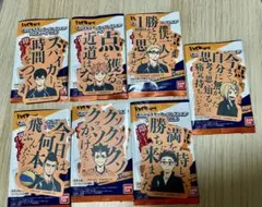 ハイキューモバイルステッカーvol.3 烏野　７枚セット　影山、日向、月島