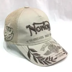 ノートン Norton 月桂樹MAXメッシュキャップ 262N8702 ベージュのサムネイル