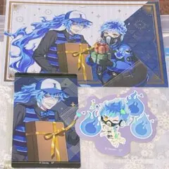 ツイステ　イデア　オルト　ぺたコレレア　メタルクリアカード　ポストカード